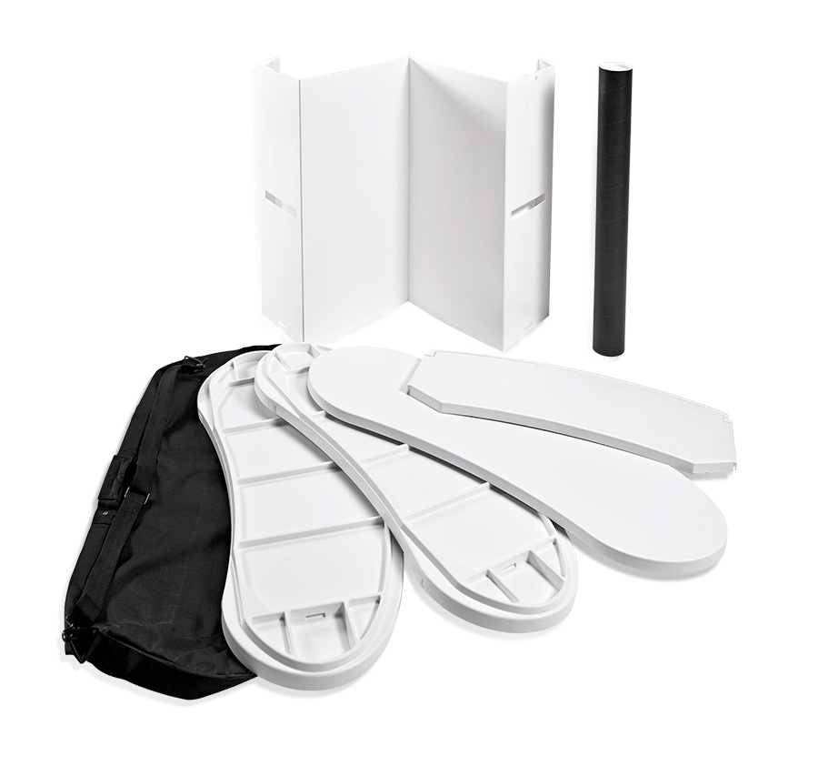 Finesse Counter Components Fit into Carry Bag