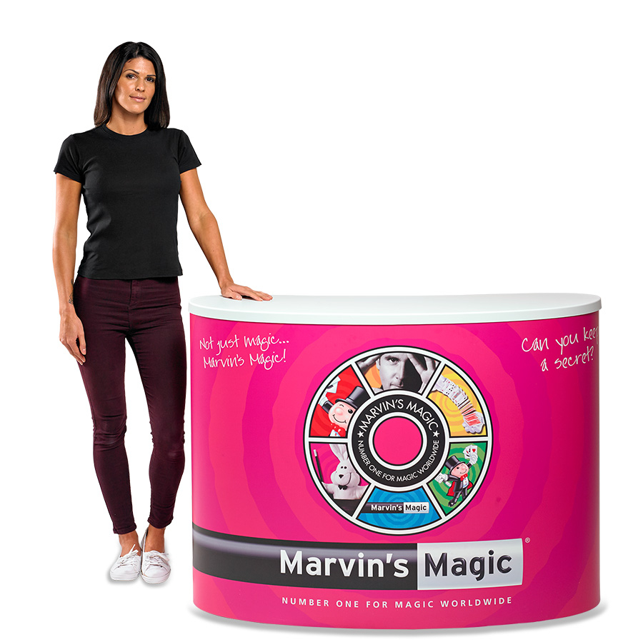Finesse Demonstration Counter with Graphic Wrap