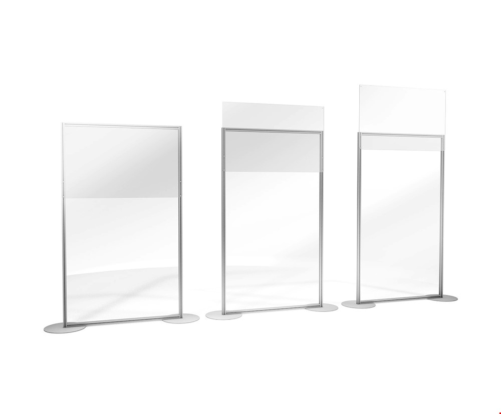 Floor To Ceiling With Height Adjustable Top Screen That Can Be Manually Adjusted To Your Ceiling Height
