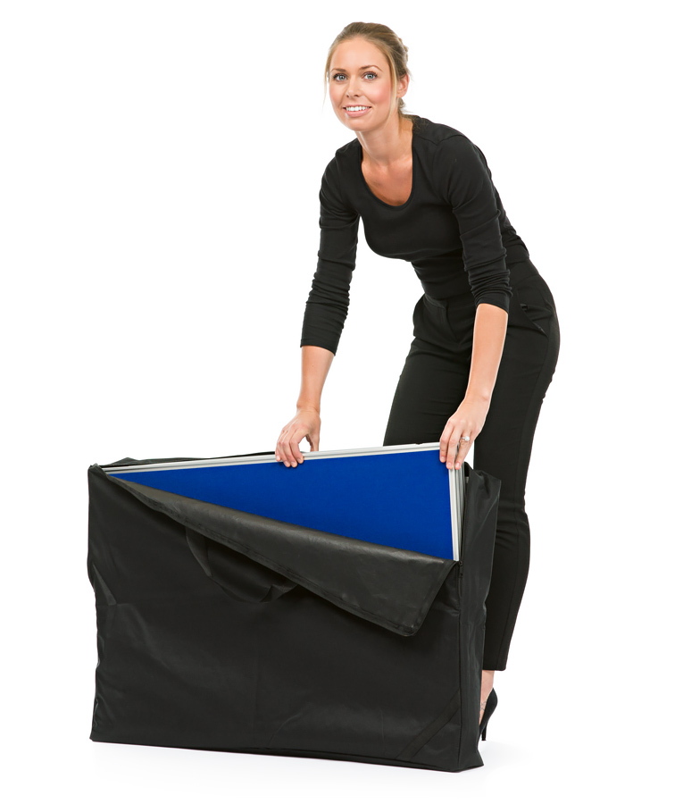 Display Board Folds Easily into Supplied Carry Bag