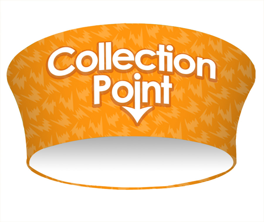 Formulate Hanging Fabric Display