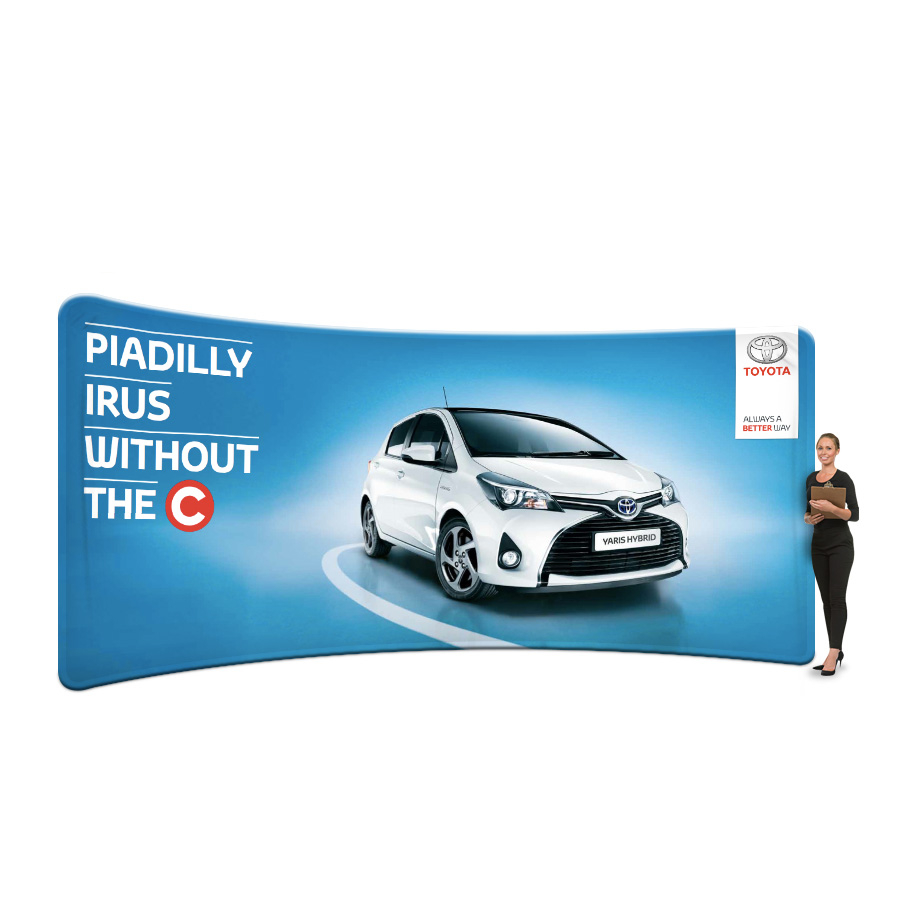 Formulate Curve Fabric Display 6100mm