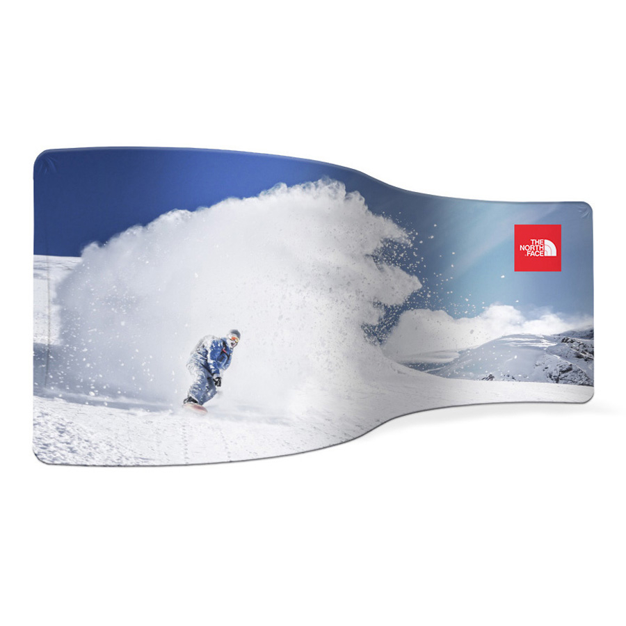 Formulate Serpentine Fabric Display - 6000mm