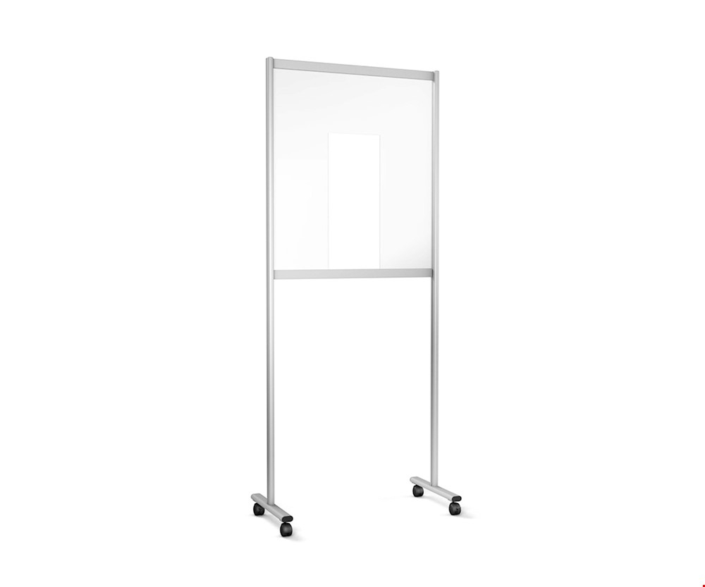 Protective Free Standing Medical Screen On Wheels 