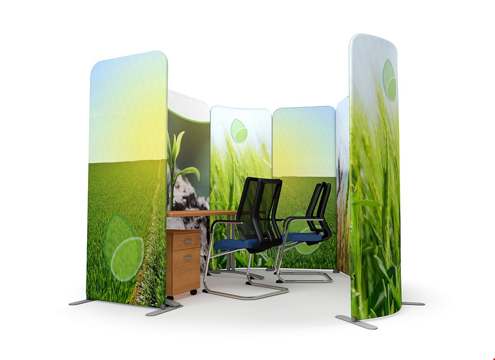 Printed Office Dividers - Hygienic Washable Screens For Safer Working Environments