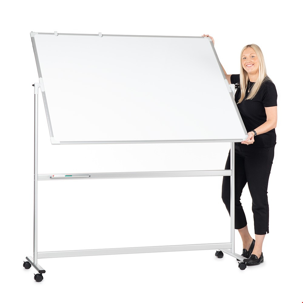 Magnetic Portable Whiteboards On Wheels 1500mm x 1200mm 