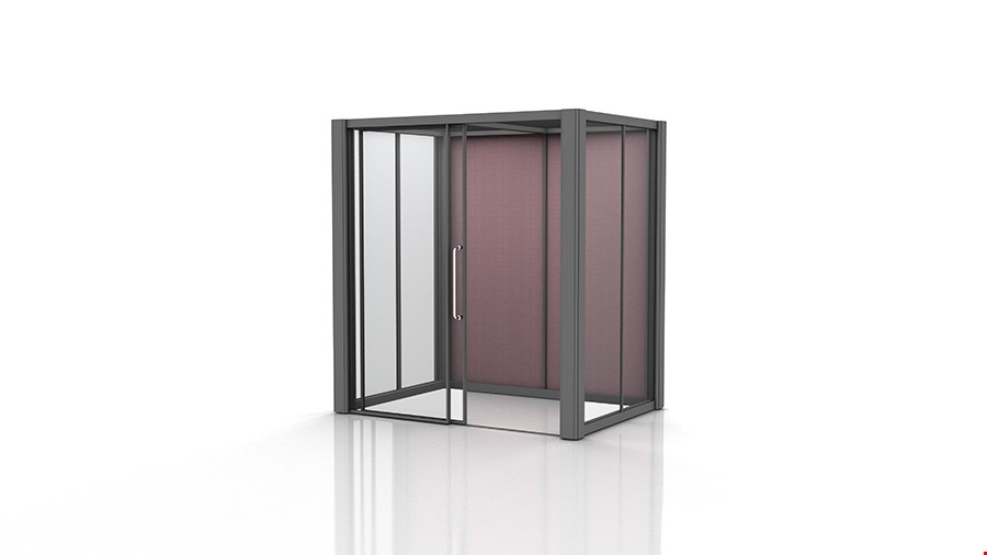 Freestanding Glass Office Pod Quiet Space 2m x 1.5m
