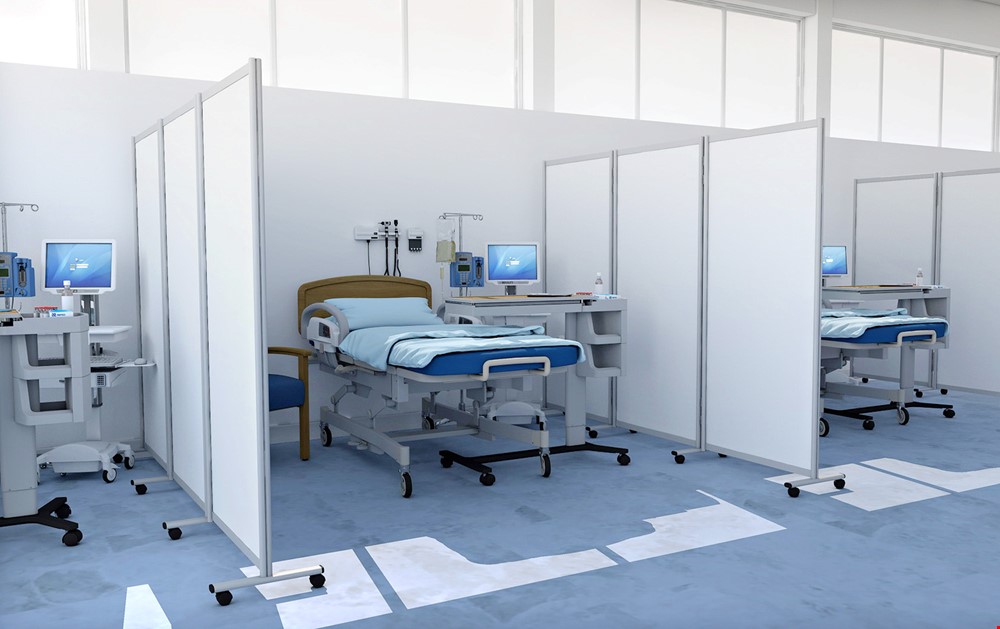 GUARDIAN DIGNITY® Medical Screens Are Perfect For Use As Hospital Ward Dividers