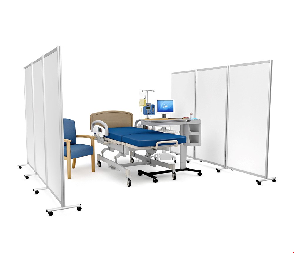 GUARDIAN DIGNITY® Mobile Medical Screens And Privacy Screens For Hospital Wards