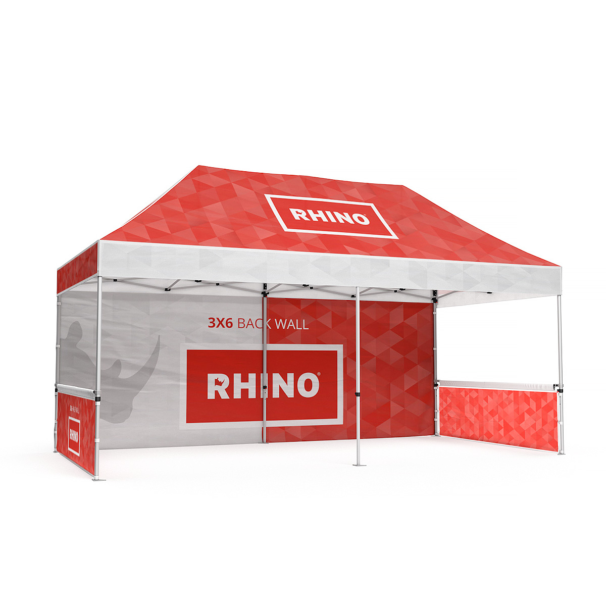 RHINO® Tent 3m x 6m With Branded Canopy And Walls