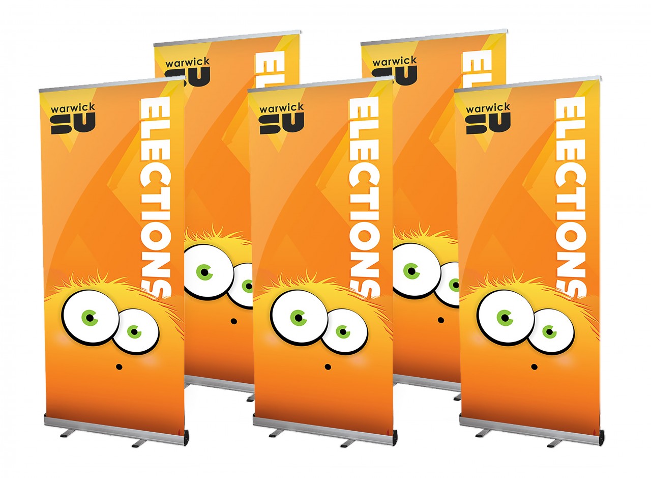 Buy 5 Grasshopper Roller Banners for £225