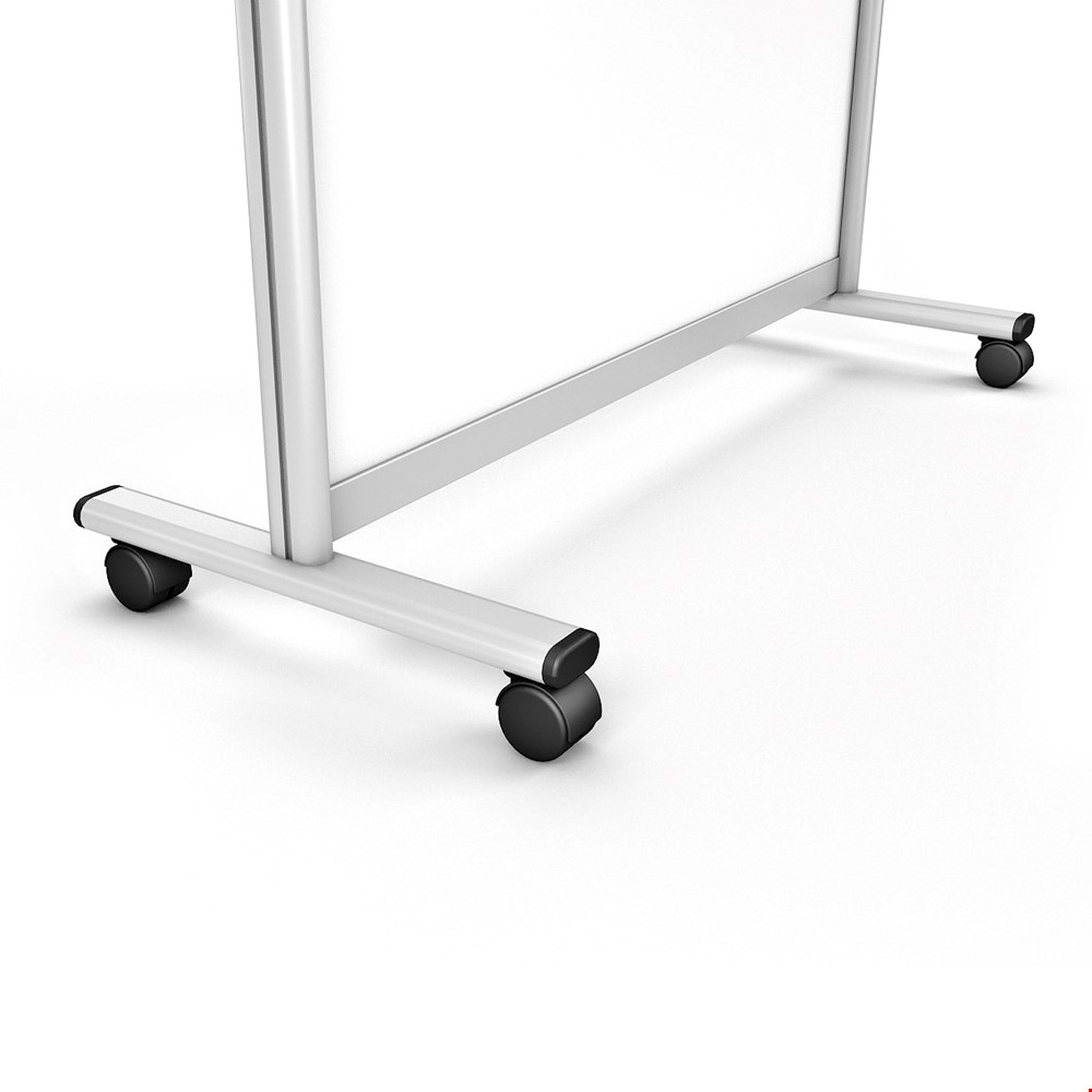 GUARDIAN DIGNITY® Mobile Medical Screen Has Locking Castor Wheels 