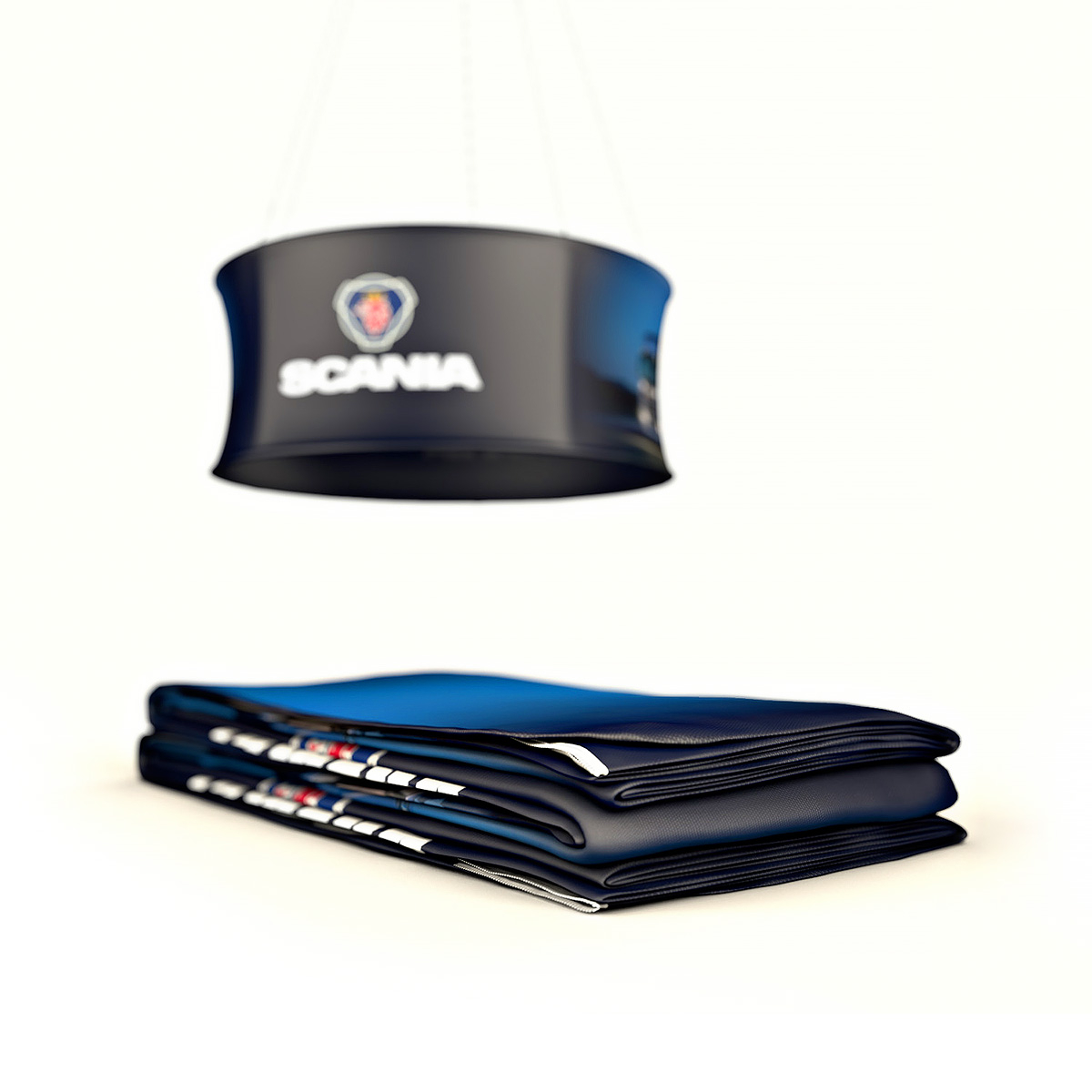 Hanging Banner Replacement Stretch Fabric Graphics