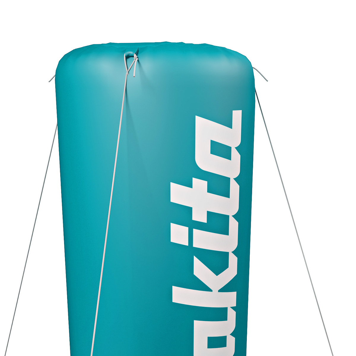 Inflatable Column Top Anchoring Points For Tethering Down With Guy Ropes When Used Outdoors