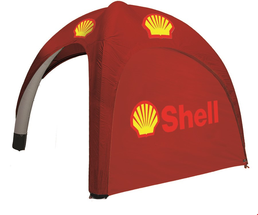 3m x 3m Inflatable Event Tent With Custom Printed Roof And Optional Side Wall
