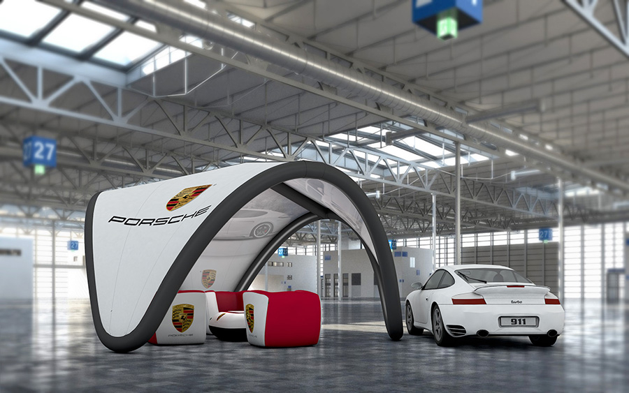 Perfect Combination For Event Marketing - Inflatable Furniture Set with Signus ONE