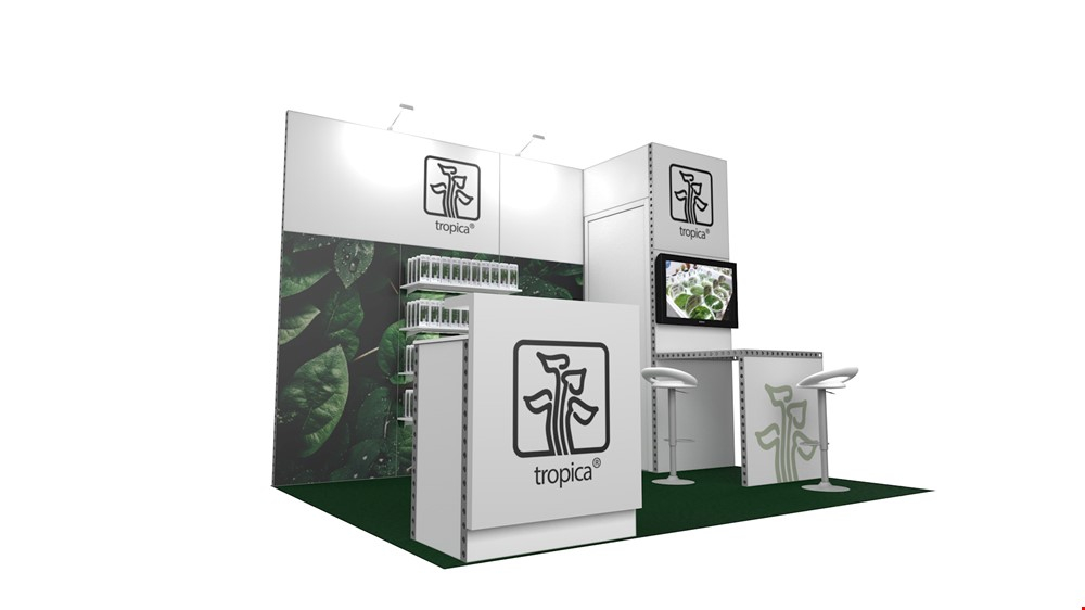 Integra Exhibition Stand 4m x 3m Backdrop Kit 10 - To Hire