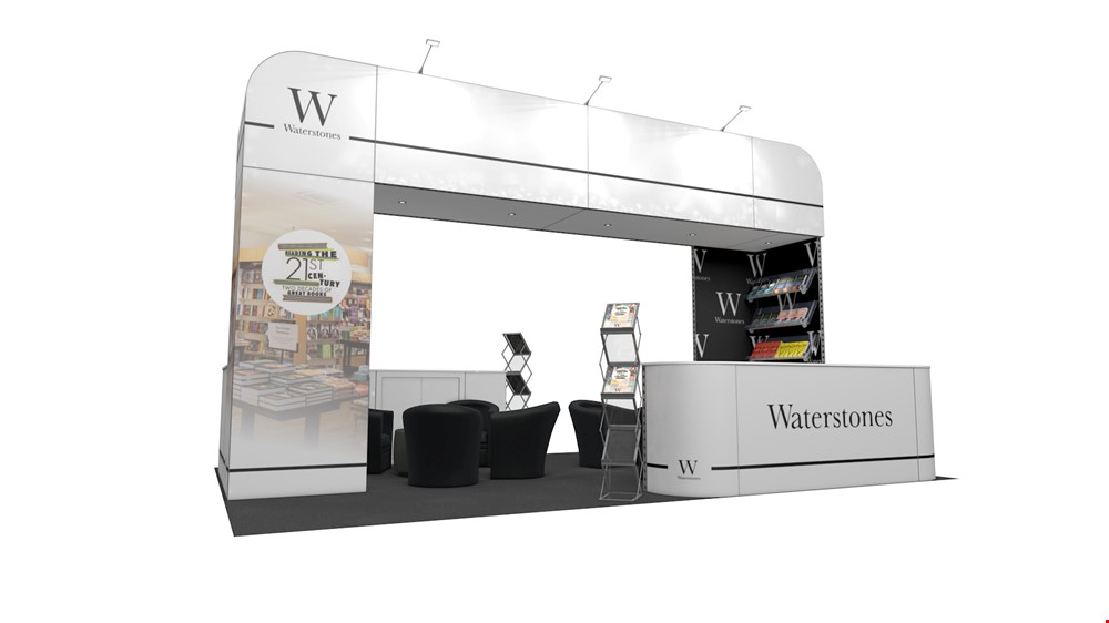 Integra® Exhibition Stand 6m x 4m Island Kit 49 – To Hire