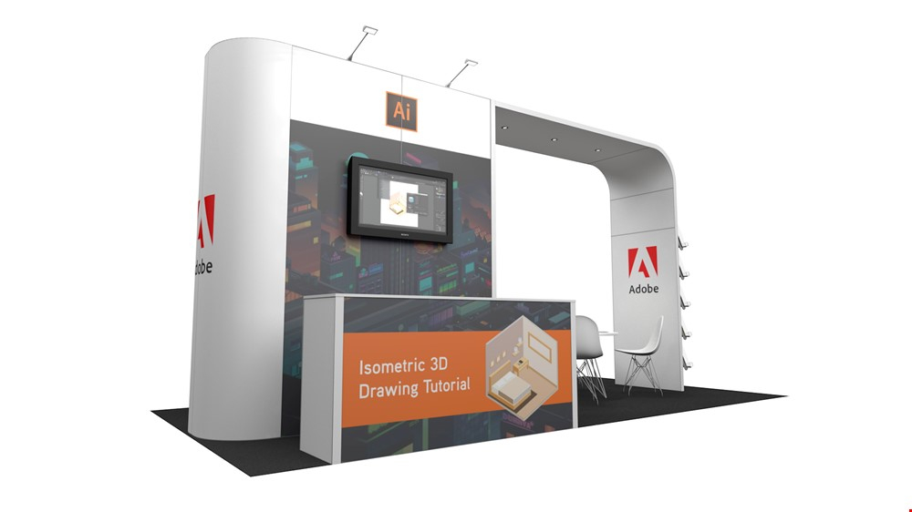 Integra® Exhibition Stand 6m x 3m Island Kit 22 - To Hire