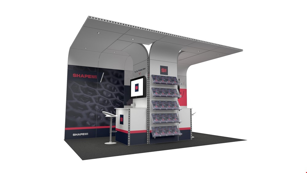 Integra Exhibition Stand 5m x 3m Backdrop Kit 17 - To Hire