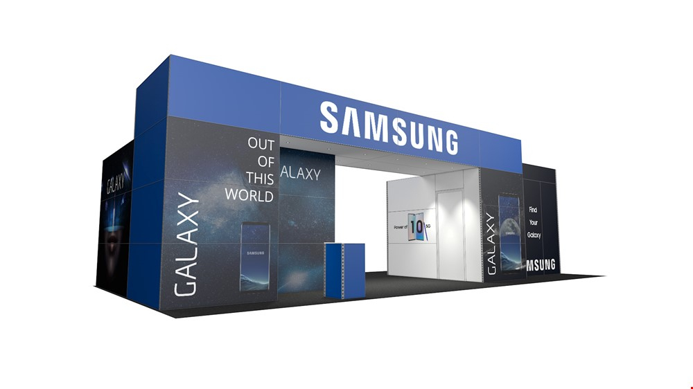 Integra® Exhibition Stand 13m x 6m Island Kit 46 – To Hire