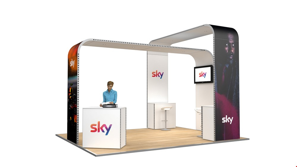 Integra<sup>®</sup> Hired Exhibition Stand 5m x 4m Includes Installation & Dismantle Service