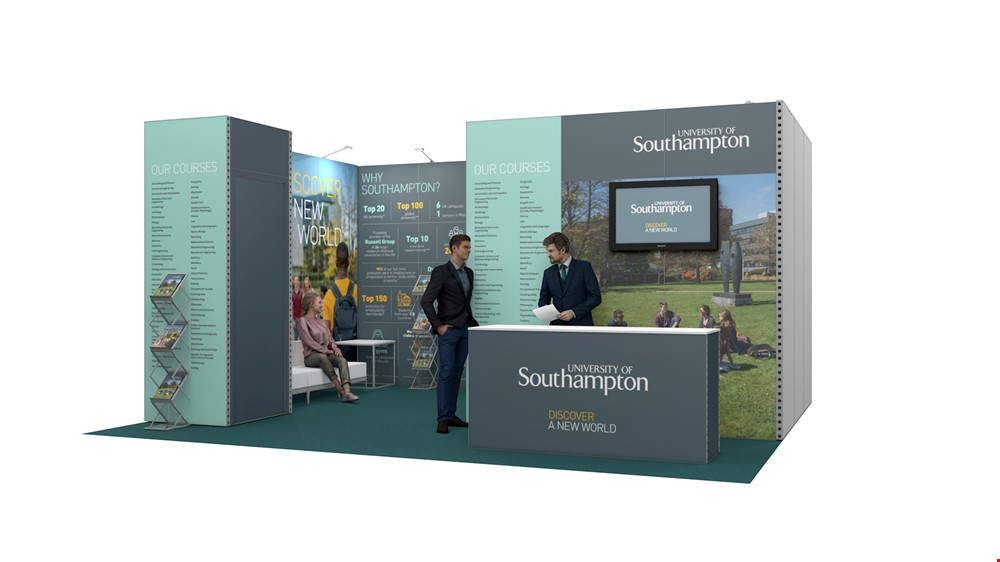 Integra<sup>®</sup> Rental Exhibition Stand 6m x 5m Trade Show Booth With 360° Brand Visibility