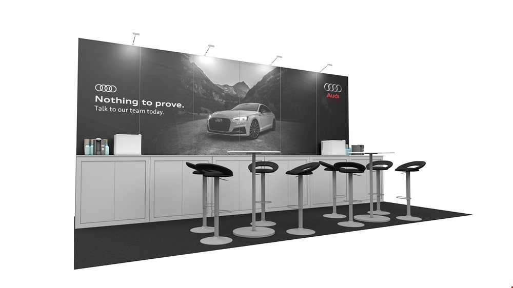 Integra<sup>®</sup> Exhibition Stand 6m x 3m Backdrop Kit 42 - To Hire