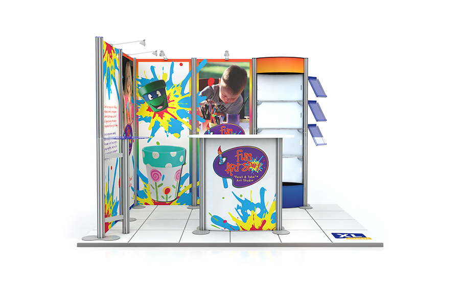 Open on Two Sides - 2x3m Centro Stand