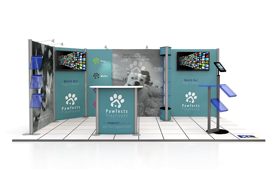 Open Two Sides - Centro 3x5m Display System