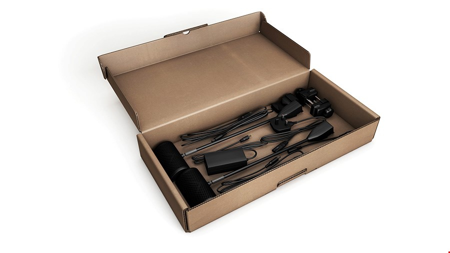 LED lighting Kit Supplied in Box  - Kit Includes 2x LED Lights, 1x Driver With Linking Cables