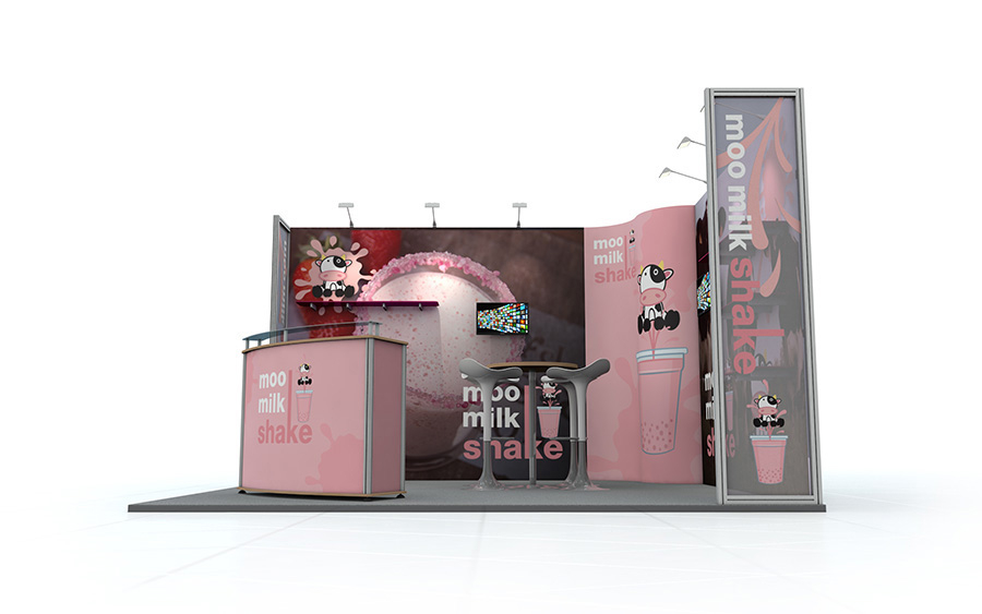Custom Linear Exhibition Stand