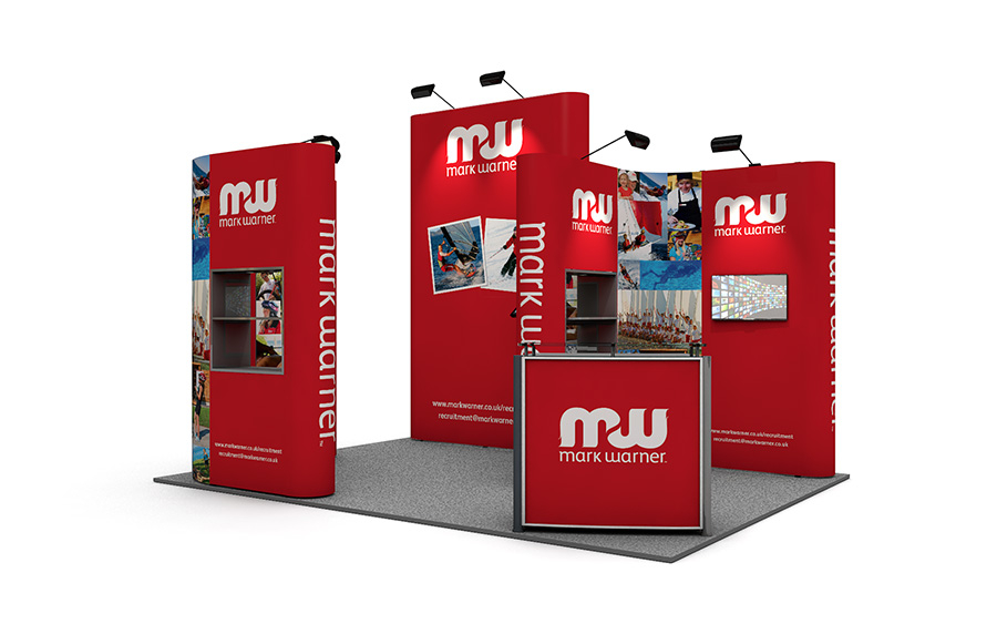 Pop Up Exhibition Stand 3m x 4m 