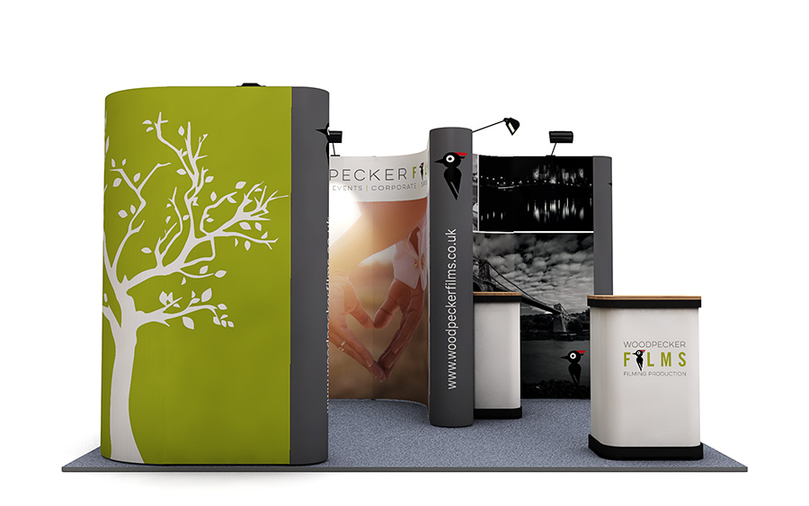 3m x 4m Pop Up Exhibition Display Stand