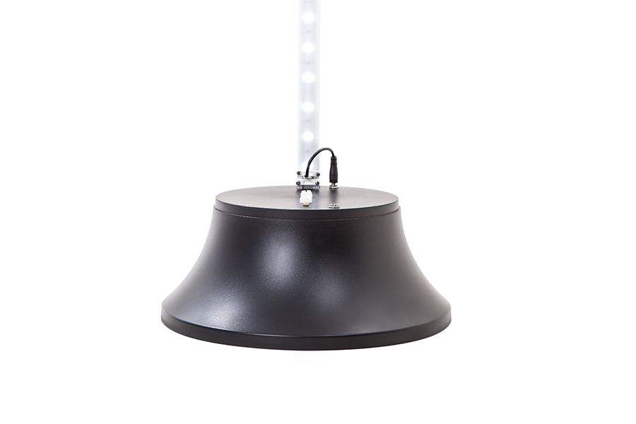 Lumos Midi Tower Base and LED Lighting Connected