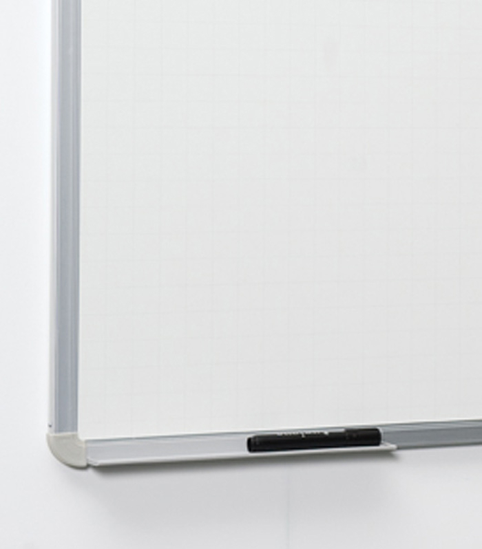 White board with feint gridlines