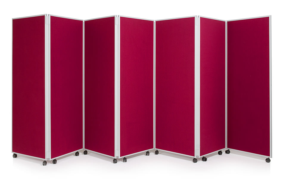 7 Panel Mobile Concertina Screen Large Display Board