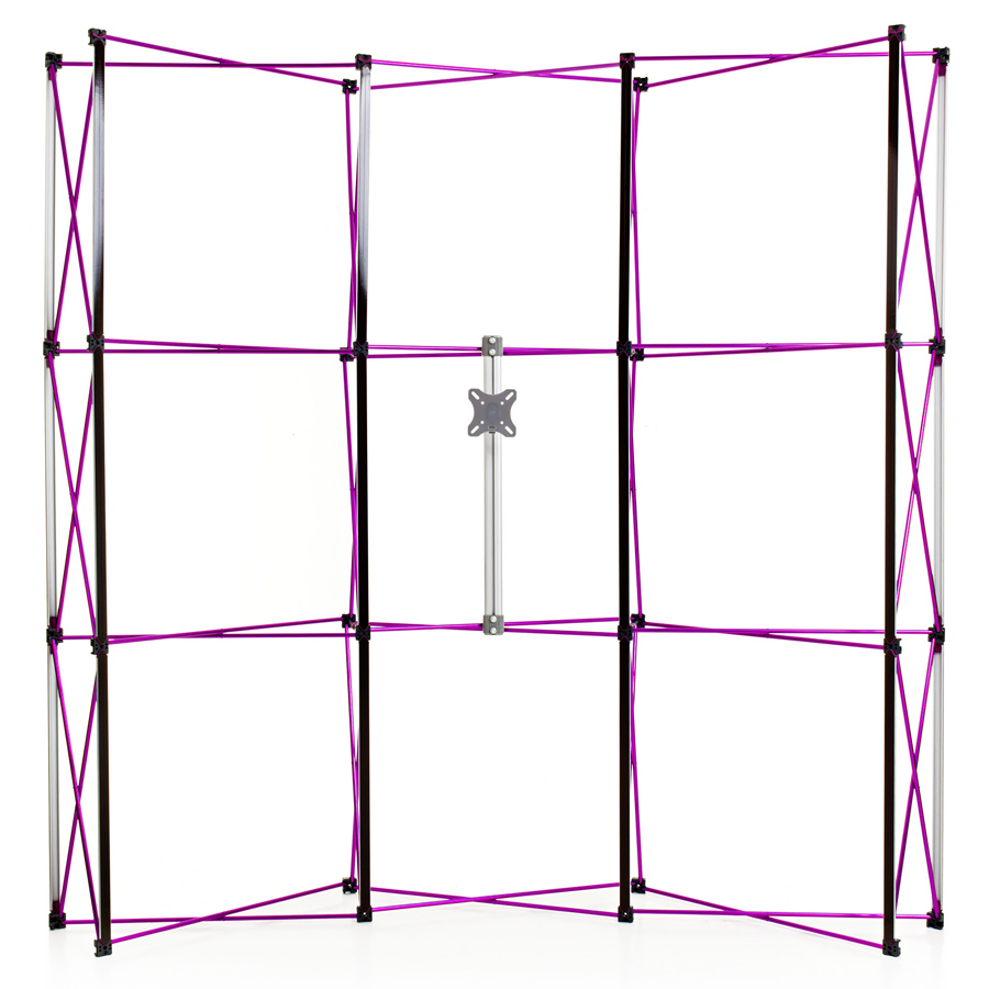Pop up stand monitor bracket