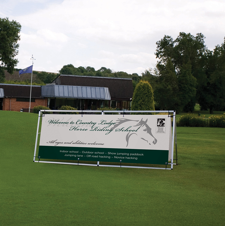 Monsoon Banner Frame In Use