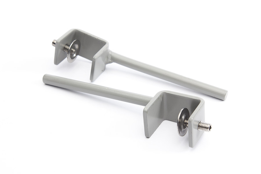 Pair of Adjustable Clamps Included with Desktop Screen