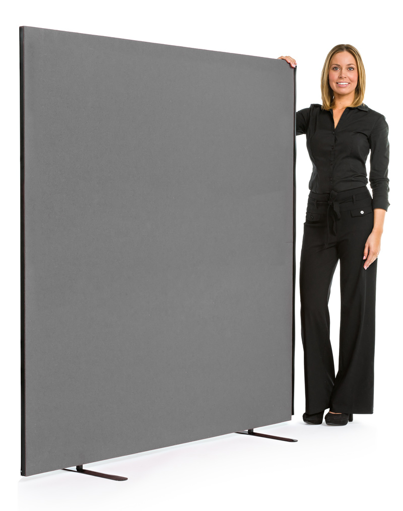 “Speedy” Linkable Office Screen/Room Partition 1600mm High x 1200 mm wide Black 