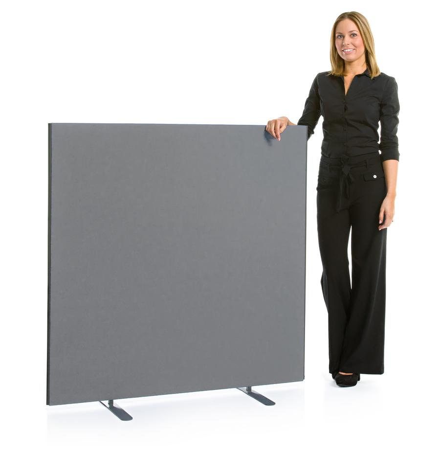 Office Partition in Light Grey