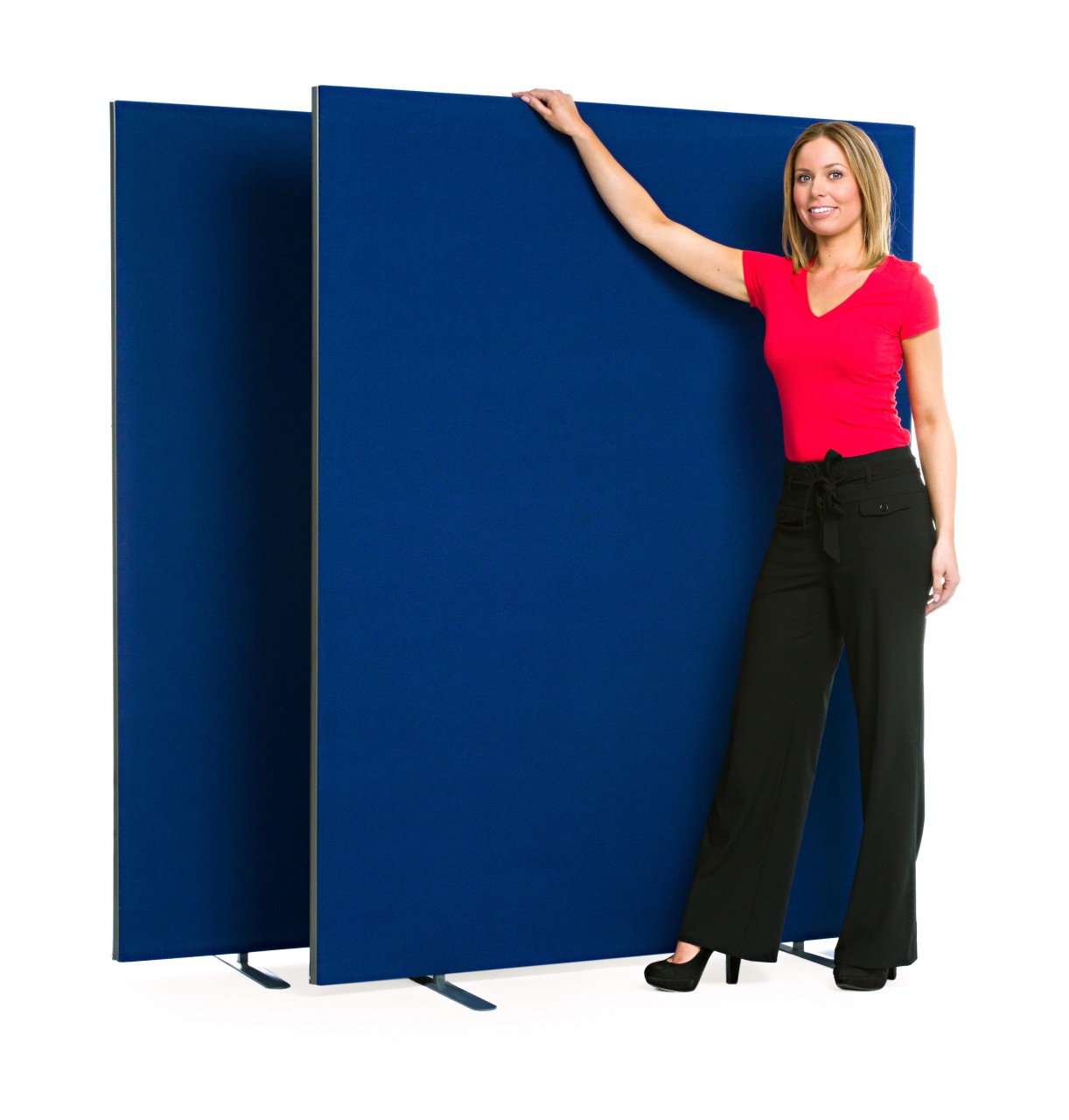 1800mm High Office Screens Available in 4 In Stock Colours