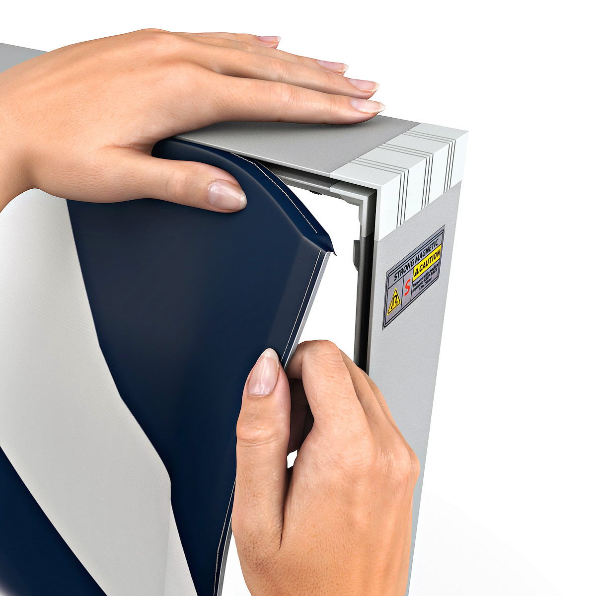 PIZAZZ® LED Fabric Lightbox Complete With SEG Graphics That Slot into The Frame Channelling