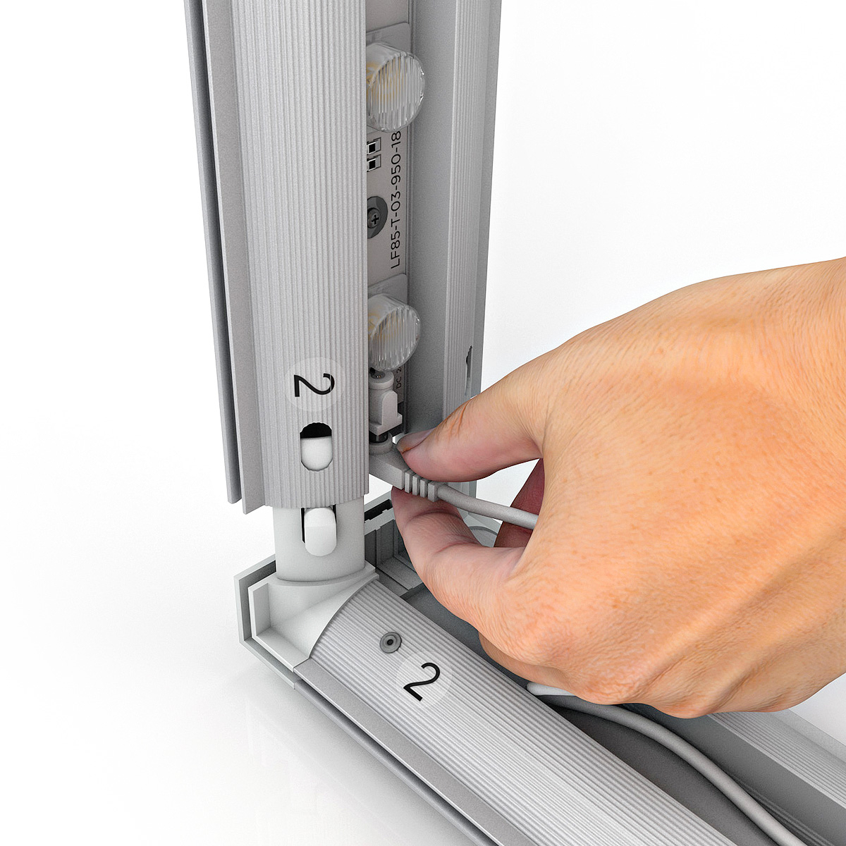 PIZAZZ® LED Lightbox Uses A Plug And Play Operation