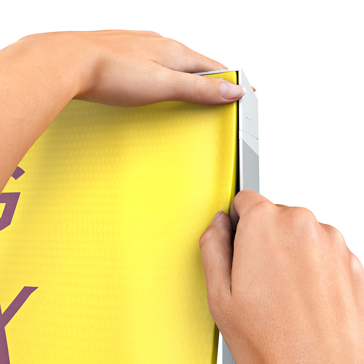 PIZAZZ® Pop Up Folding LED Lightbox Printing SEG Fabric Graphics Installation TFS