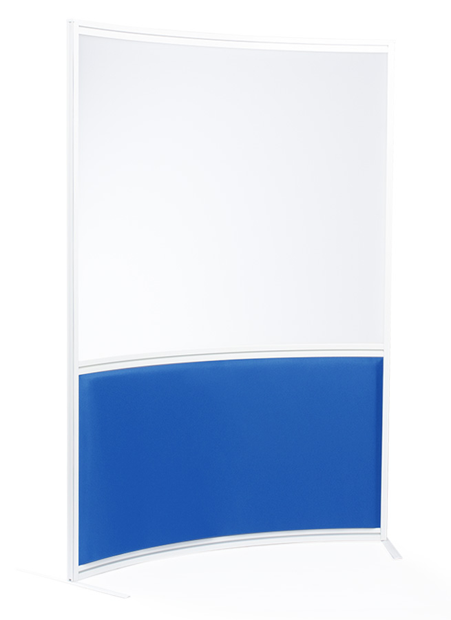 Premium Office Screen with Part Glazed Panel