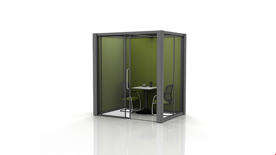 2m x 1.5m Office Meeting Pods With Glazed Partitions