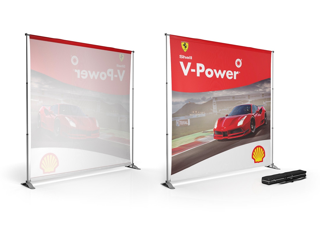 Pegasus Tension Fabric Banner Interview Backwall With Carry Bag