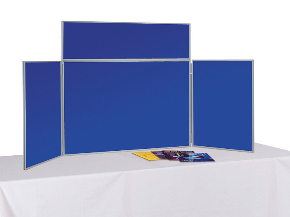 Junior table top display boards inc. header and carry bag